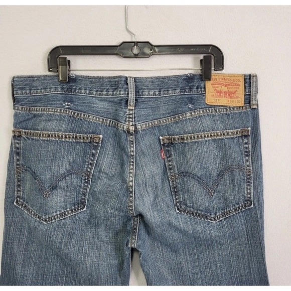 Levi's 527 Jeans Men's 38x32 Blue Boot‎ Cut Denim Western Cowboy Casual A1 - Picture 4 of 11